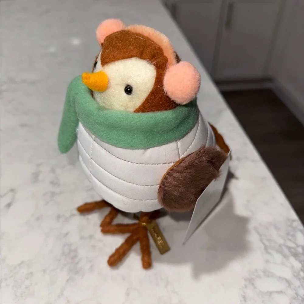 New Target 2023 Featherly Friends Bird White Vest Green Scarf-Wafer